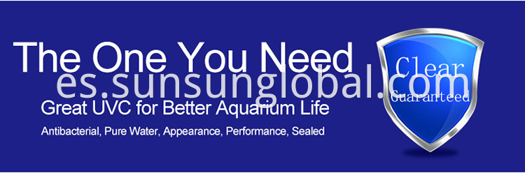 Esterilizador ultravioleta de acuario eficientemente de buena calidad